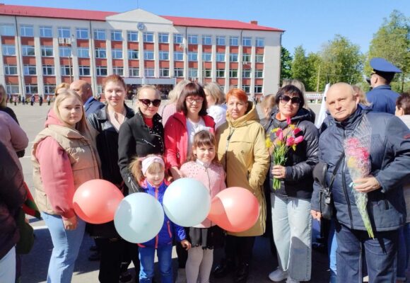 Коллектив Кормянского райЦГЭ принял участие в мероприятиях посвященных Дню Победы