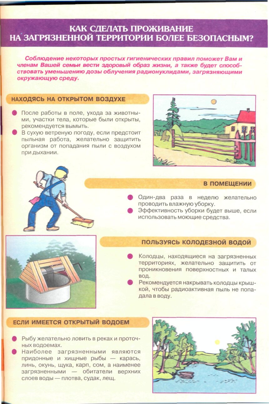 Как сделать проживание на загрязненной территории безопасным