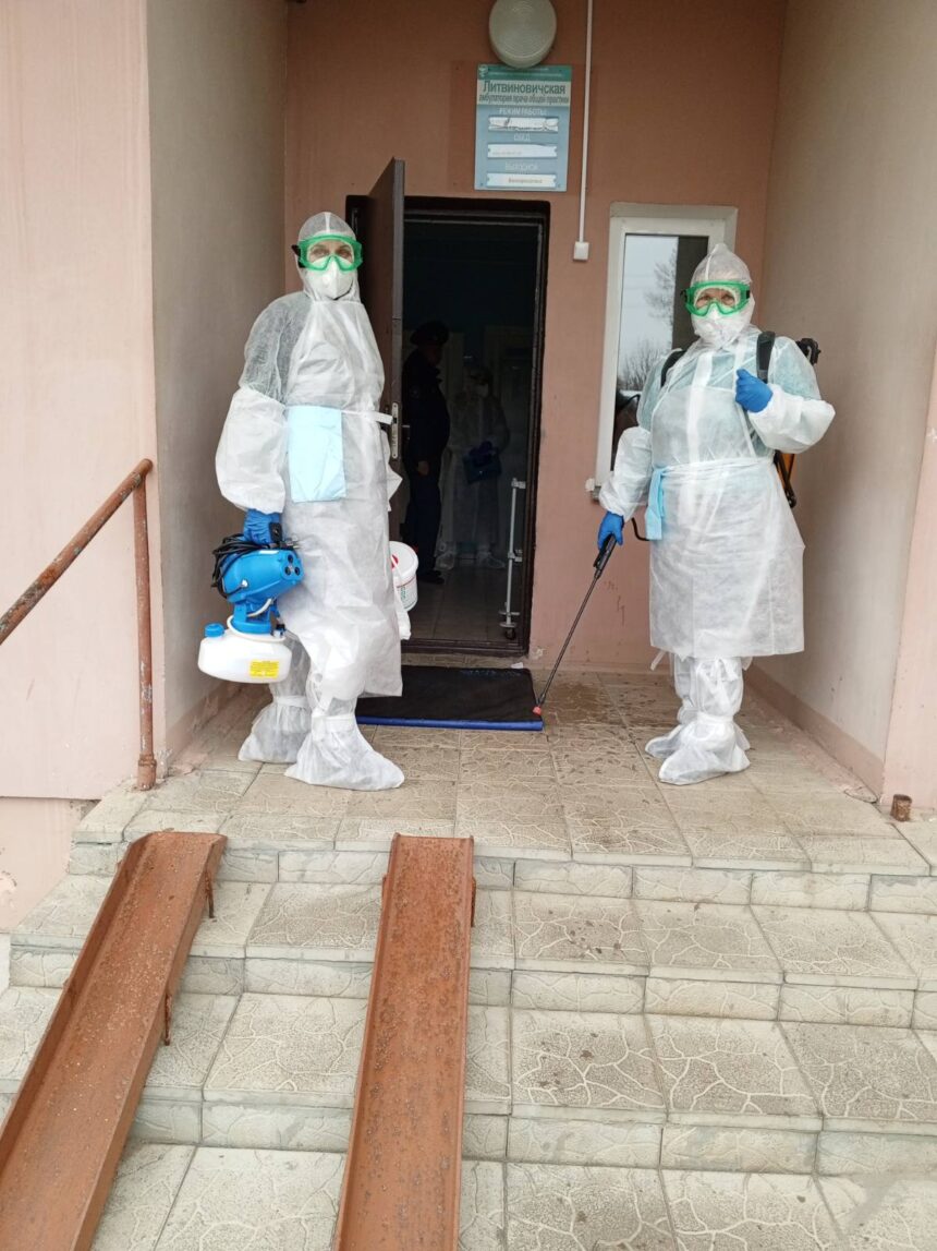 0-02-05-696958974e2e2e9d58b3989304e85dd8b8d471db0c73e5f96154acc1fd698666_58adea9d Специалисты Кормянского районного ЦГЭ отработали вводную по выявлению сибирской язвы